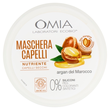 Omia Laboratori Ecobio Maschera Capelli Nutriente argan del Marocco 250 ml